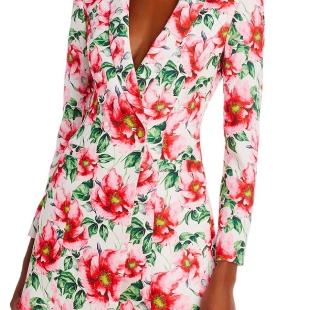 NWT Alice + Oliva Latoya Floral Mini Blazer/Dress Size 6.